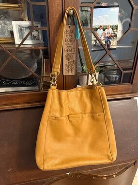 American Leather Co. Tan Leather Shoulder Bag